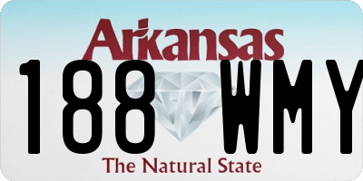 AR license plate 188WMY