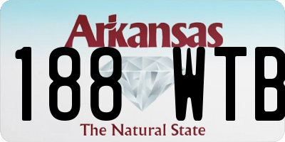 AR license plate 188WTB