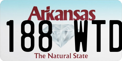 AR license plate 188WTD