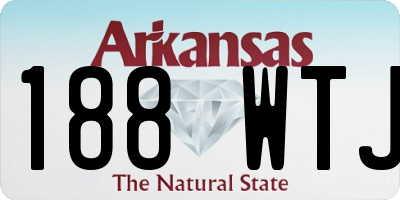 AR license plate 188WTJ