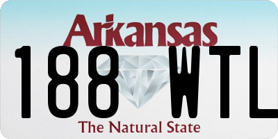 AR license plate 188WTL