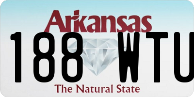 AR license plate 188WTU