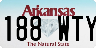 AR license plate 188WTY