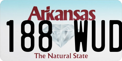 AR license plate 188WUD