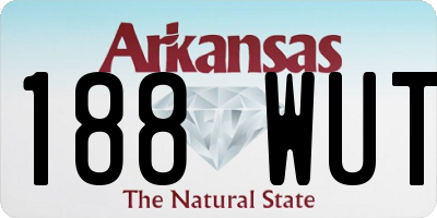 AR license plate 188WUT