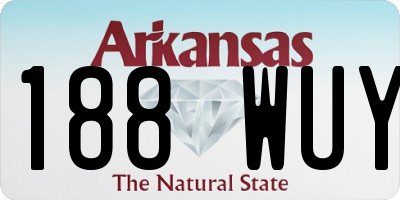 AR license plate 188WUY