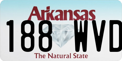 AR license plate 188WVD