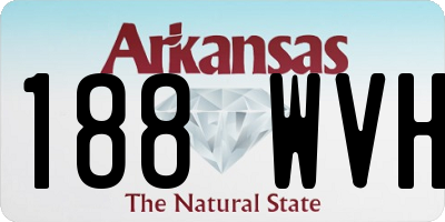 AR license plate 188WVH