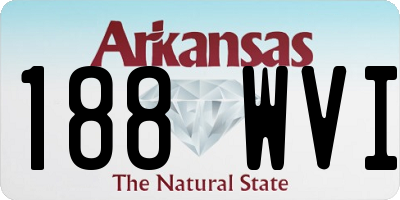 AR license plate 188WVI