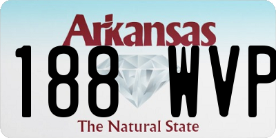 AR license plate 188WVP