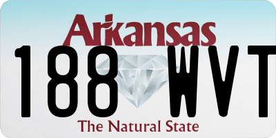 AR license plate 188WVT
