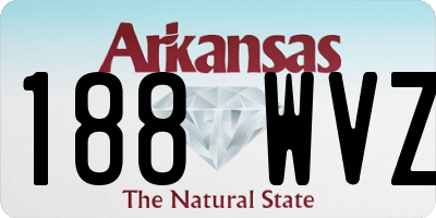 AR license plate 188WVZ