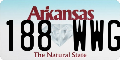 AR license plate 188WWG