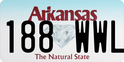 AR license plate 188WWL