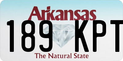 AR license plate 189KPT