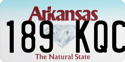 AR license plate 189KQC