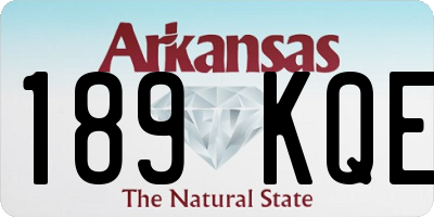 AR license plate 189KQE