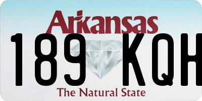 AR license plate 189KQH