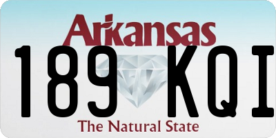 AR license plate 189KQI