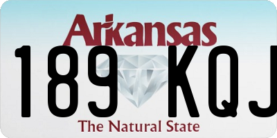 AR license plate 189KQJ
