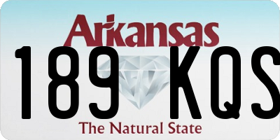 AR license plate 189KQS