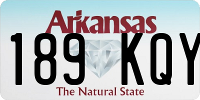 AR license plate 189KQY