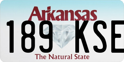AR license plate 189KSE