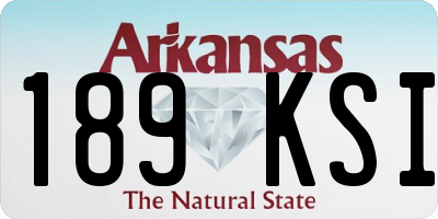 AR license plate 189KSI