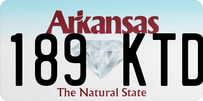 AR license plate 189KTD