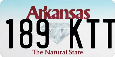 AR license plate 189KTT