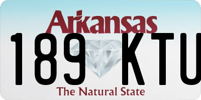 AR license plate 189KTU