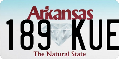 AR license plate 189KUE