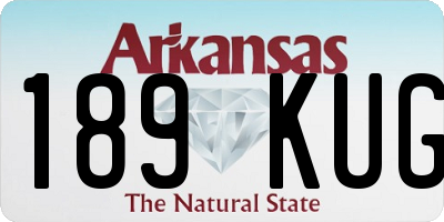 AR license plate 189KUG