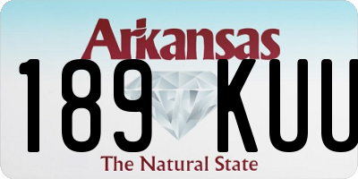 AR license plate 189KUU