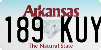 AR license plate 189KUY