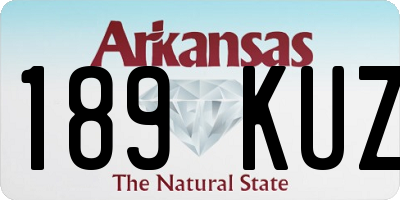 AR license plate 189KUZ