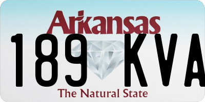 AR license plate 189KVA