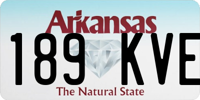 AR license plate 189KVE