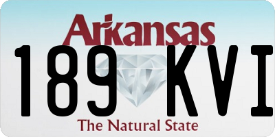 AR license plate 189KVI