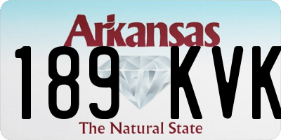 AR license plate 189KVK