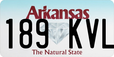AR license plate 189KVL