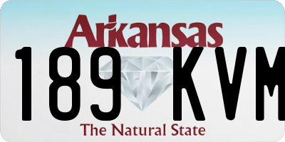 AR license plate 189KVM