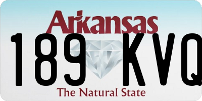 AR license plate 189KVQ