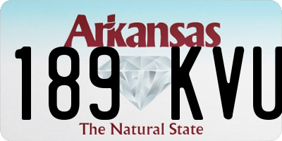 AR license plate 189KVU