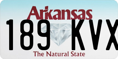 AR license plate 189KVX