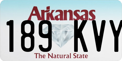 AR license plate 189KVY