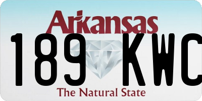 AR license plate 189KWC