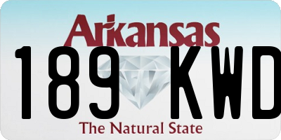 AR license plate 189KWD
