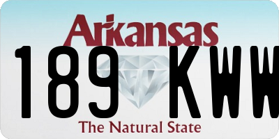 AR license plate 189KWW