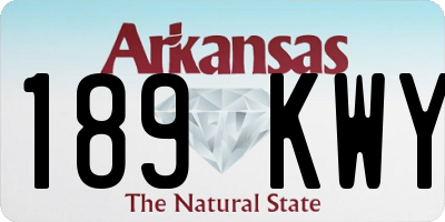 AR license plate 189KWY